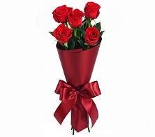 Букет 5 Красных роз Эдлесс Лав в Курилловке