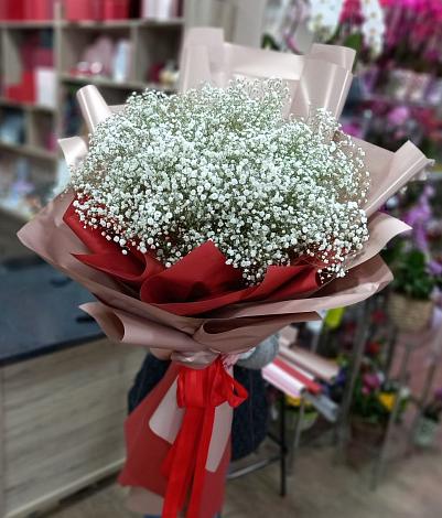 Букет цветов из: Гипсофила в Курилловке