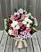 Букет цветов из: Альстромерии, Гвоздики, Розы и Хризантемы в Курилловке