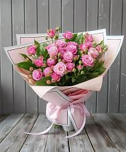 Букет Розовый кустик в Курилловке