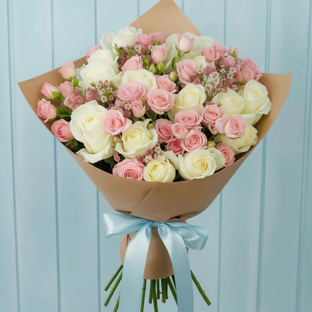 Букет цветов из: Розы в Курилловке