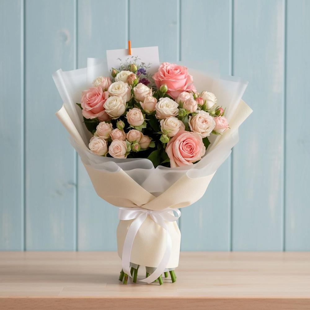 Букет цветов из: Розы в Курилловке