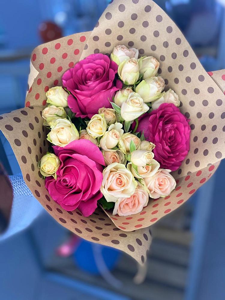 Букет цветов из: Розы в Курилловке