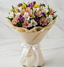 Букет цветов из:  Альстромерии в Курилловке