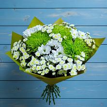 Букет цветов из:  Хризантемы #REPLACE_PRED# Курилловке