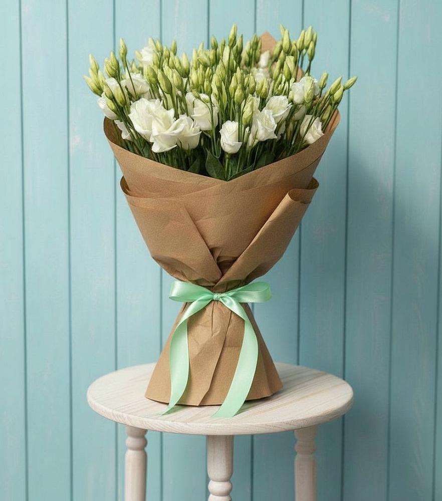 Букет цветов из: Лизиантусы в Курилловке