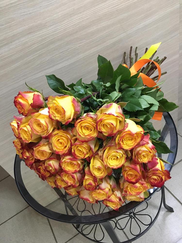 Букет Желтые розы в Курилловке