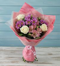 Букет цветов из:  Герберы в Курилловке