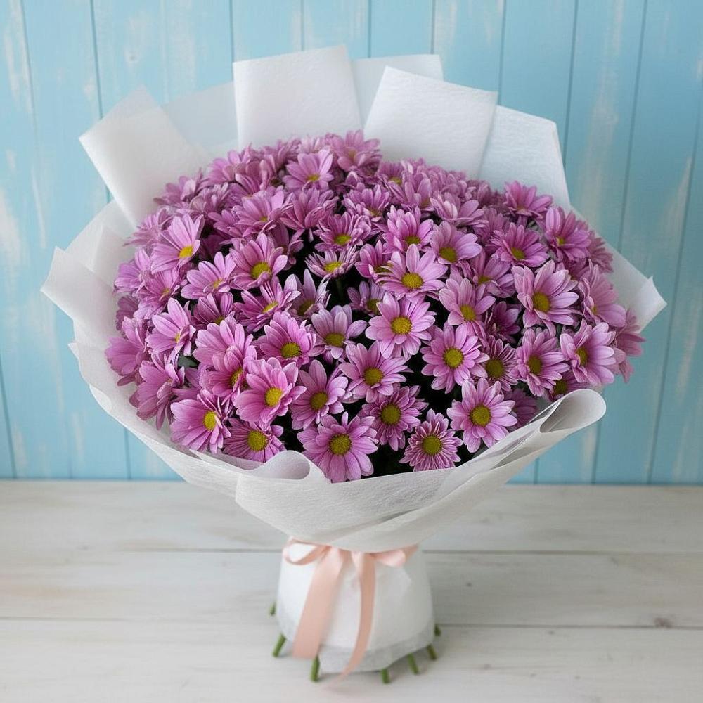 Букет цветов из: Хризантемы в Курилловке