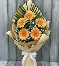 Букет цветов из:  Герберы в Курилловке